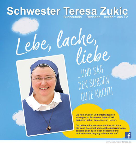 Plakat Schwester Teresa Zukic