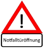 Notfalltüröffnung